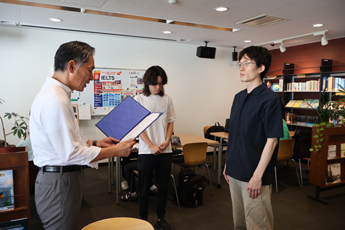 表彰式の様子